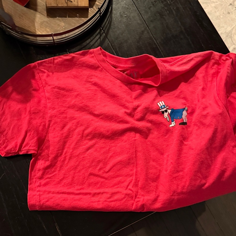 GOAT USA America Red Graphic T-Shirt